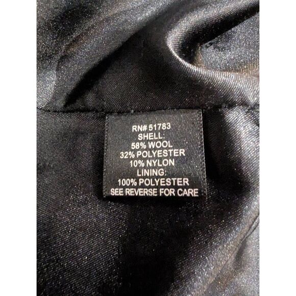 Maurices Double Breasted Wool Blend Peacoat Military Style - Picture 13 of 13